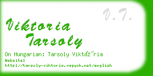 viktoria tarsoly business card